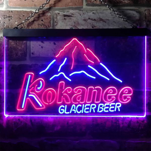 Kokanee Beer - Glacier Dual LED Neon Light Sign